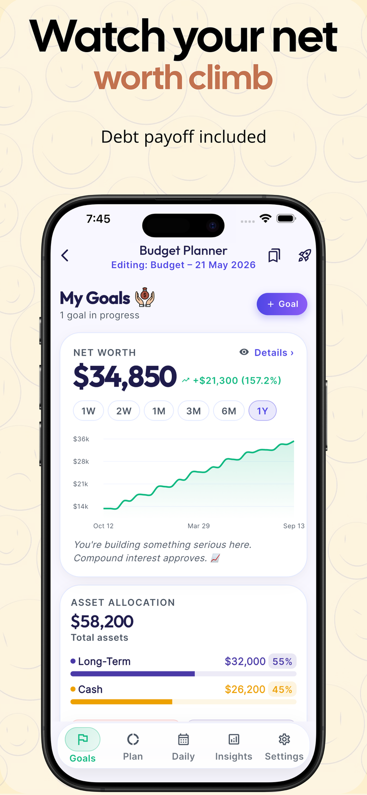 Net worth tracking